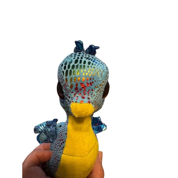 Ty Beanie Boos Ocean Boos Sparkles & Neptune Plush Toys Sparkle Eyes Lot of 2 - Picture 3 of 8